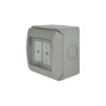 Casquete Hidrobox Toma Corriente Doble 10A+ 10/16A — RM Energía Inteligente