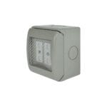 Casquete Hidrobox Toma Corriente Doble 10/16A — RM Energía Inteligente