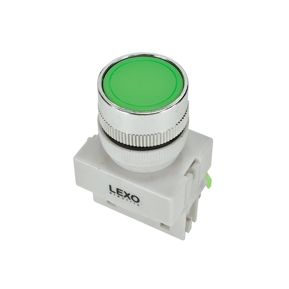5370055_ec051f45-5ca0-4644-bb5e-ab89d48930ef_1000x1000.jpg Pulsador Verde 1NO — RM Energía Inteligente