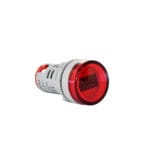 Luz Piloto Roja con Voltímetro Blanco 60-500 Vac — RM Energía Inteligente