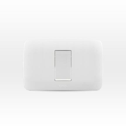 Interruptor Simple 9/24 10A 250V Blanco Armado — RM Energía Inteligente
