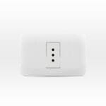 Toma Corriente Simple 10A 250V Blanco Armado — RM Energía Inteligente