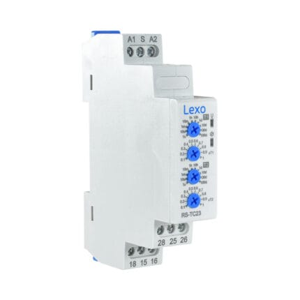 Relé Temporizado de Ciclo 24-240V AC/DC Contactos de Salida 2C/0 — RM Energía Inteligente