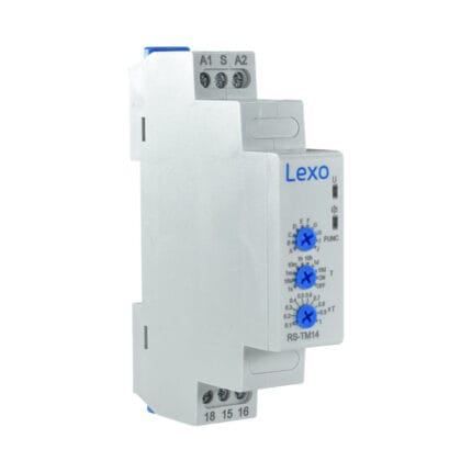 Relé Temporizado Multifunción 12-240V AC/DC — RM Energía Inteligente