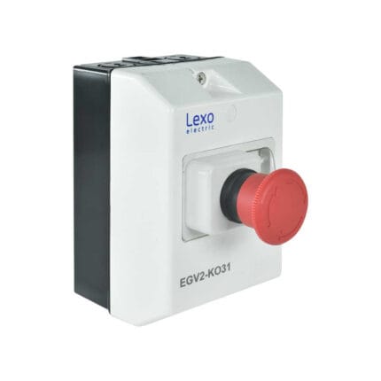 Caja para Guardamotor Parada de Emergencia y Luz Piloto — RM Energía Inteligente