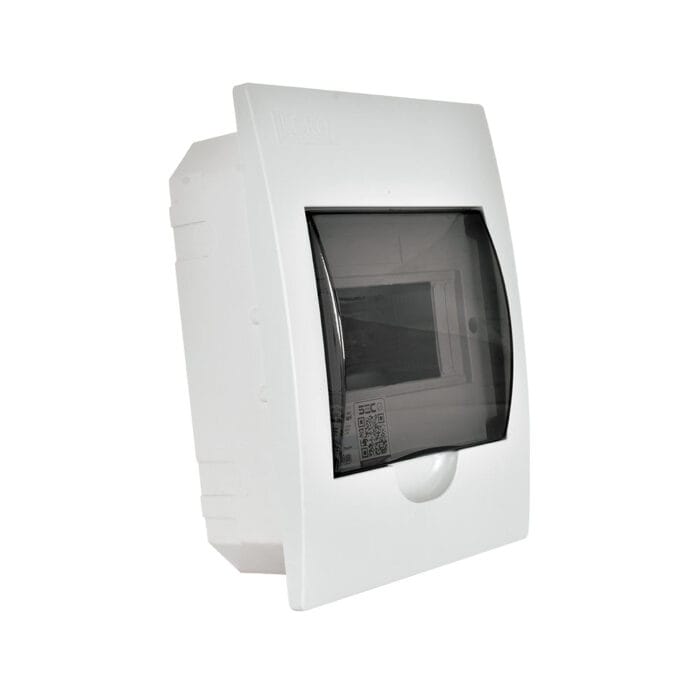 Tablero Embutido 6 Polos Tapa Color Humo Libre de Halógeno IP41