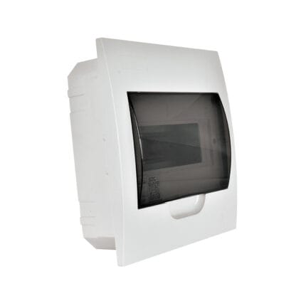 Tablero Embutido 8 Polos Tapa Color Humo Libre de Halógeno IP41 — RM Energía Inteligente