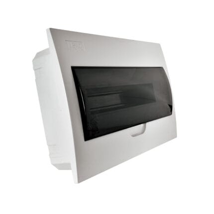 Tablero Embutido 18 Polos Tapa Color Humo Libre de Halógeno IP41 — RM Energía Inteligente