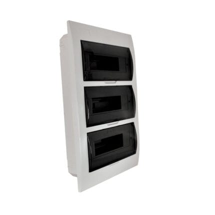 Tablero Embutido 36 Polos Tapa Color Humo Libre de Halógeno IP41 — RM Energía Inteligente