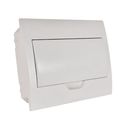 Tablero Embutido 12 Polos Tapa Blanca Libre de Halógeno IP41 — RM Energía Inteligente