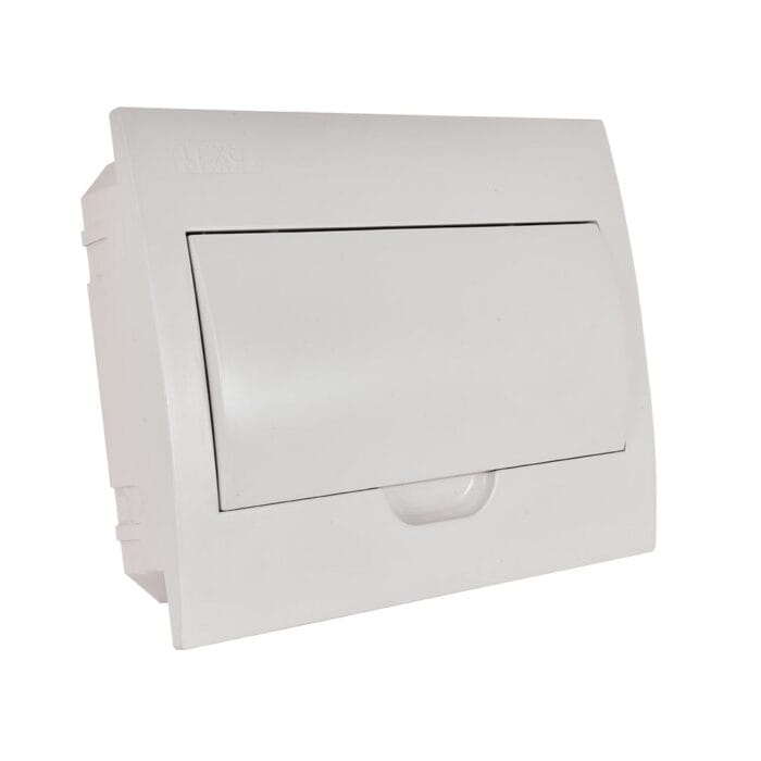 Tablero Embutido 12 Polos Tapa Blanca Libre de Halógeno IP41