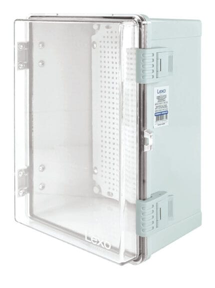 Gabinete Plastico Sobrepuesto Tapa Transparente 200X300X160CM IP65 — RM Energía Inteligente