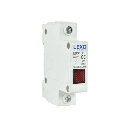 Luz Piloto Roja Riel Din — RM Energía Inteligente