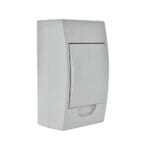 Tablero Sobrepuesto 4 Polos Tapa Blanca Libre de Halógeno IP41 — RM Energía Inteligente