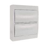 Tablero Sobrepuesto 24 Polos Tapa Blanca Libre de Halógeno IP41 — RM Energía Inteligente