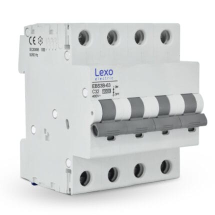 Interruptor Automático 4X32A Curva C 10KA — RM Energía Inteligente