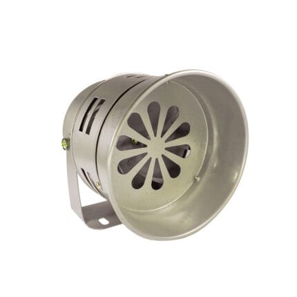 Sirena Metalica 125DB 220V Gris — RM Energía Inteligente