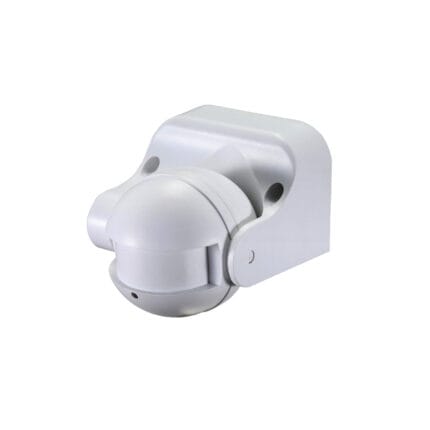 Sensor de Movimiento Microonda 180° Muro/Cielo Blanco IP44 — RM Energía Inteligente