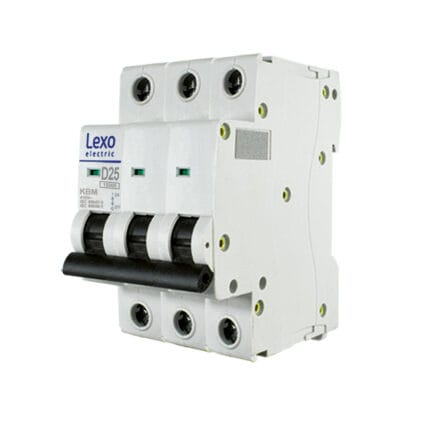 Interruptor Automático 3X25A Curva D 15KA — RM Energía Inteligente