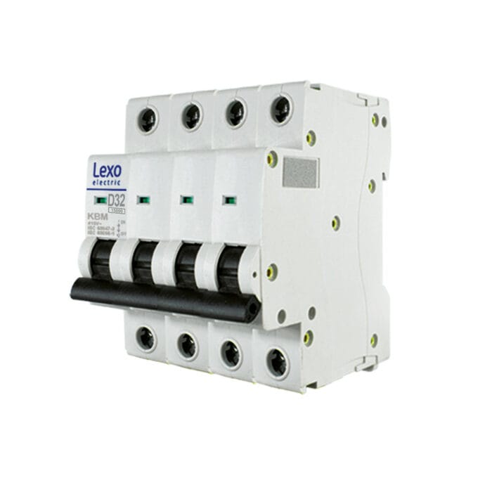 Interruptor Automático 4X32A Curva D 15KA