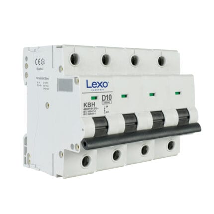 Interruptor Automático 4X50A Curva D 25KA — RM Energía Inteligente