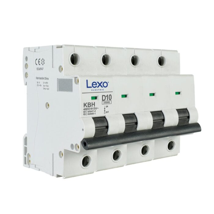 Interruptor Automático 4X40A Curva D 25KA