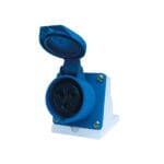 Enchufe Hembra Sobrepuesta 32A 2P+T 220V IP44 — RM Energía Inteligente