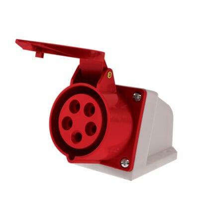 Enchufe Hembra Sobrepuesta 32A 3P+N+T 380V IP44 — RM Energía Inteligente