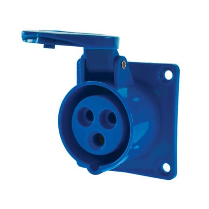 Enchufe Hembra Embutida 16A 2P+T 220V IP44 — RM Energía Inteligente