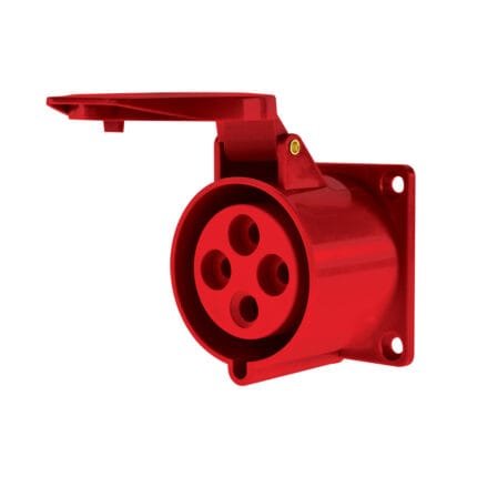 Enchufe Hembra Embutida 16A 3P+T 380V IP44 — RM Energía Inteligente