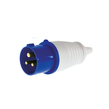 Enchufe Macho Volante 16A 2P+T 220V IP44 — RM Energía Inteligente
