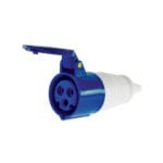 Enchufe Hembra Volante 16A 2P+T 220V IP44 — RM Energía Inteligente
