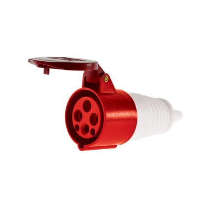 Enchufe Hembra Volante 16A 3P+T 380V IP44 — RM Energía Inteligente