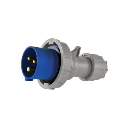 Enchufe Macho Volante 16A 2P+T 220V IP67 — RM Energía Inteligente
