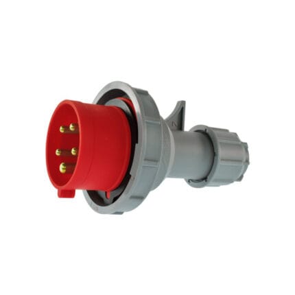 Enchufe Macho Volante 32A 3P+N+ T 380V IP67 — RM Energía Inteligente