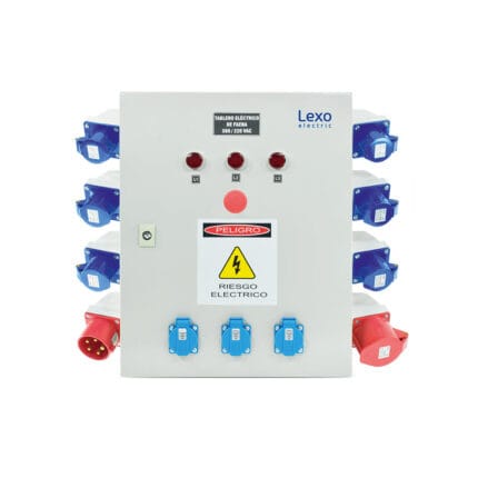Tablero Metálico de Faena con Parada Emergencia 380V — RM Energía Inteligente