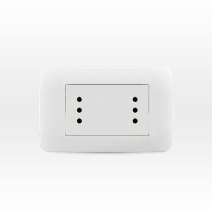Toma Corriente Dúplex 10A 250V Blanco — RM Energía Inteligente