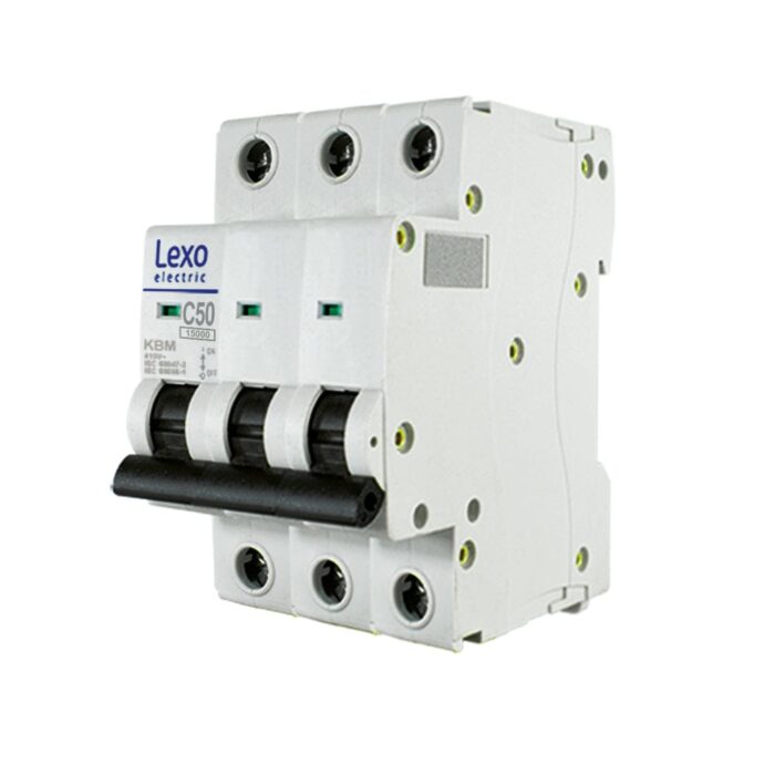 Interruptor Automático 3X50A Curva C 15KA