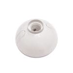 Portalampara Oval E-27 Envasado Blanco — RM Energía Inteligente