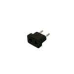Adaptador Enchufe de Americano 2P 10A 250V Negro — RM Energía Inteligente