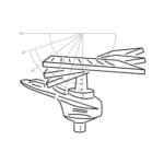 Luminaria Solar Flyhawk 40W 7190 lm IP65 - Imagen 3