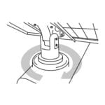 Luminaria Solar Flyhawk 40W 7190 lm IP65 - Imagen 4