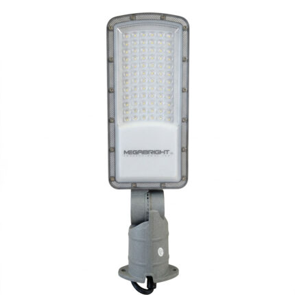 Luminaria Alumbrado Público LED Monzón 50W 4200K con Base Fotocelda — RM Energía Inteligente