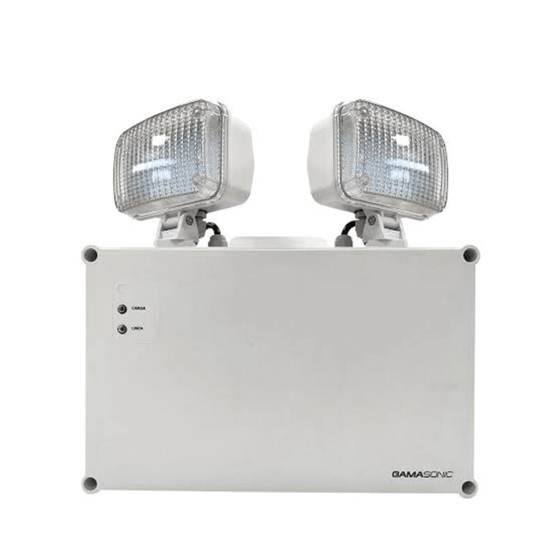 Luminaria de Emergencia Industrial Gama Sonic GX-2F1025WPC 1000 lm IP65 — RM Energía Inteligente