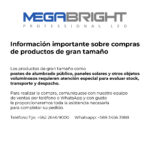 Riel Aluminio 3600mm Megabright