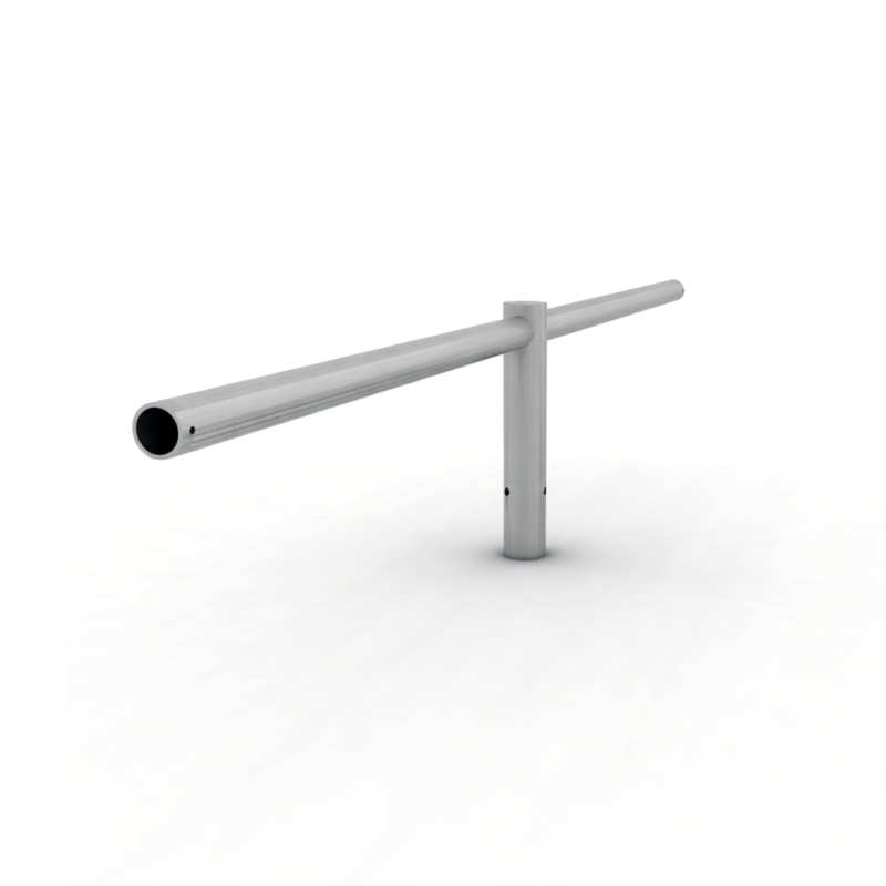 Gancho recto Doble 1 MT Ø1 1/2" Galvanizado Megabright