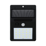 Foco Externo a muro solar 3w c/ sensor Megabright