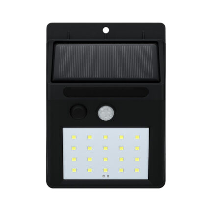 Foco Externo a muro solar 3w c/ sensor Megabright