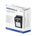 Foco Externo a muro solar 3w c/ sensor Megabright