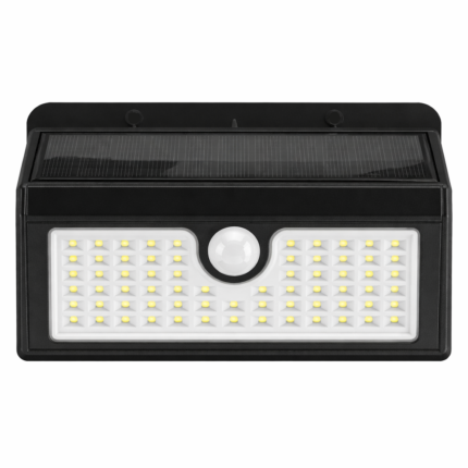 Foco Externo a muro solar 4w c/ sensor 172*115mm Megabright